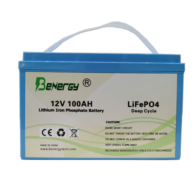 batterie d'alimentation d'énergie d'Ion Battery Lifepo 4 de lithium de 12v 100AH UPS